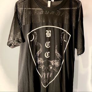 Men’s BlackCraft Cult Large Jersey Style Baphomet Occult Shirt
